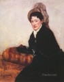 Retrato de una mujer 1878 madres hijos Mary Cassatt